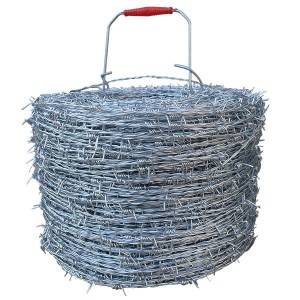 14 gauge galvanized barbed wire/plastic barbed wire in high quality