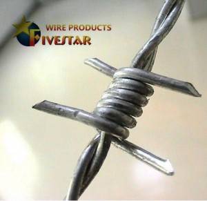 High tensile strength barbed wire