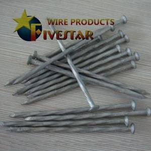 Hot dipped galvanized spiral shank deck nails