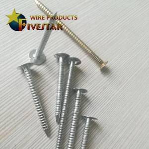 Ring shank roofing nails