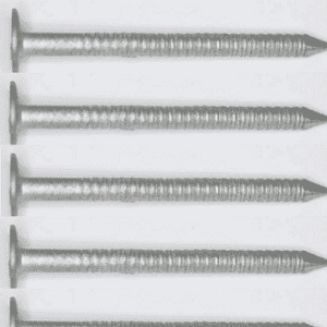 Hot dipped galvanized ring shank roofing nails